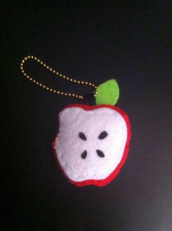 Llavero manzana