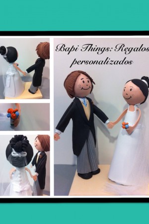 Novios para tarta personalizados